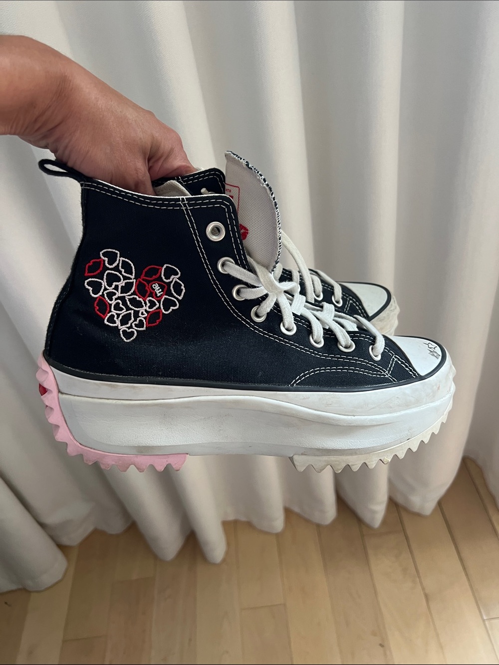 Converse Black and White High-Top Sneakers